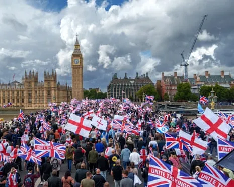 Departing from the UK Tommy Robinson Rally: A Concerning Observation